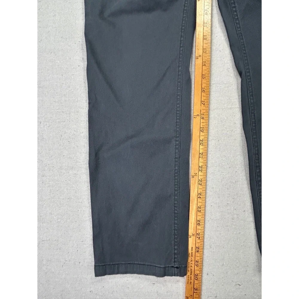 Vintage The North Face Mens 32 Gray Straight Stretch Cotton Pants Micro Cords